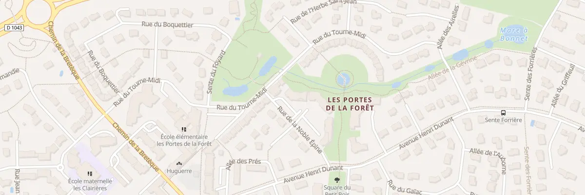 Plan du 126 Rue de la Noble Epine à Bois-Guillaume
