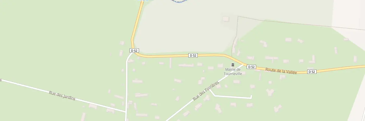 Plan du 23 Rte de la Vallée à Tourneville