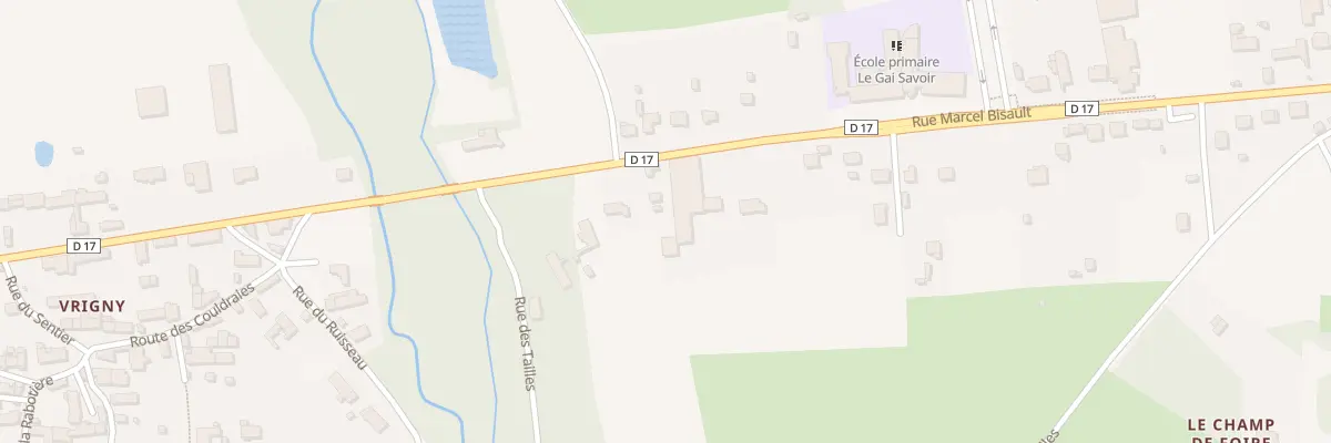 Plan du 245 Rue Marcel Bisault à Saint-Georges-sur-Cher