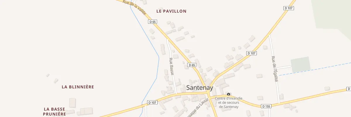 Plan du 3 Rue Basse à Santenay