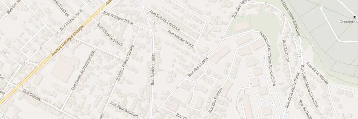 Plan du 29 Rue des Sapins à Rouen