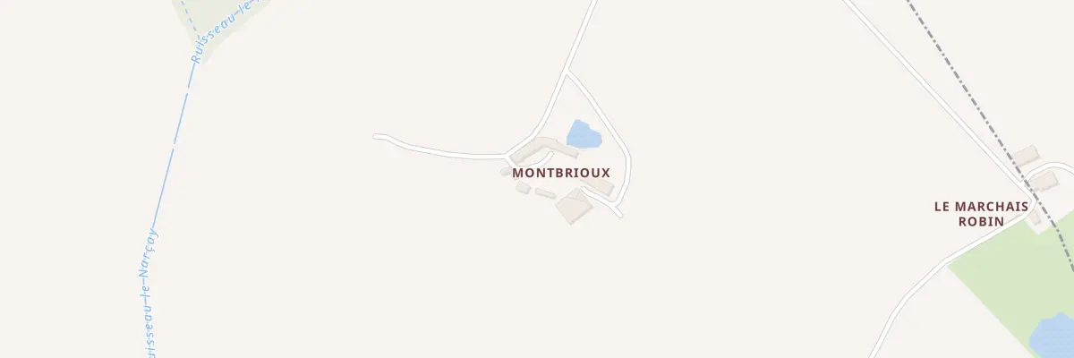 Plan du 5175 Montbrioux à Azay-le-Ferron