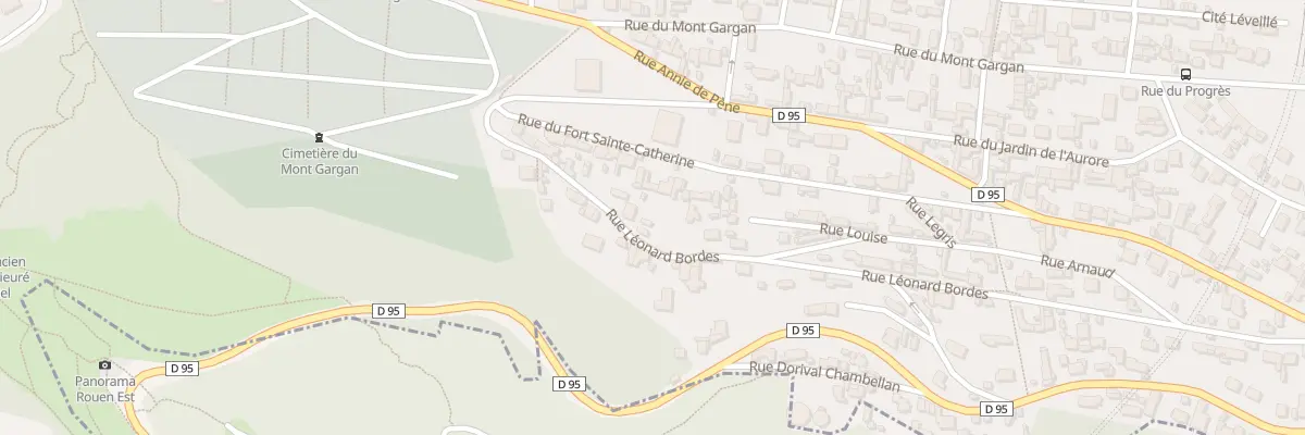 Plan du 50 Rue Leonard Bordes à Rouen