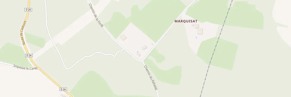 Plan du 551 Che de la Forêt à Bellegarde-Sainte-Marie