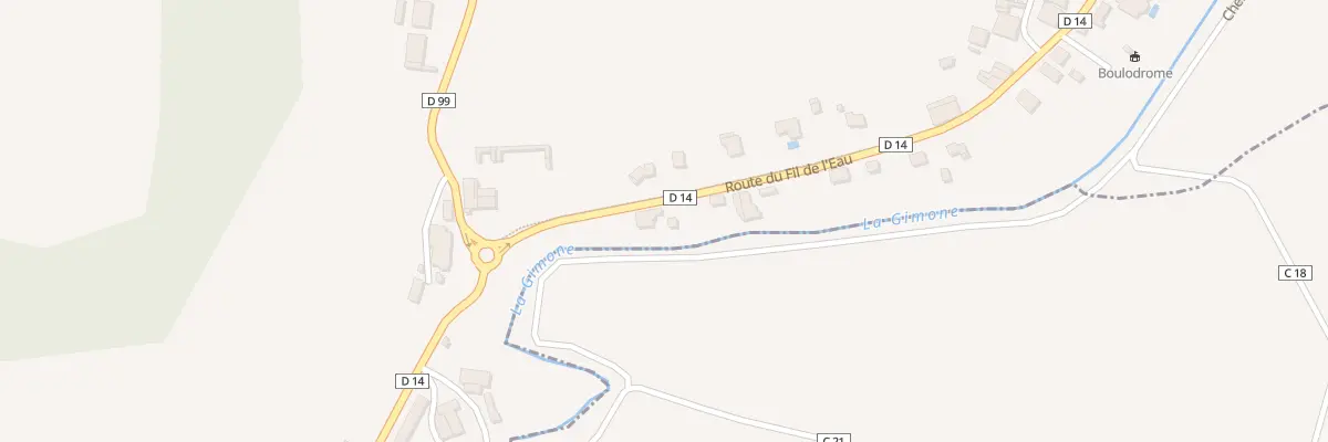 Plan du 35 Rte du Fil de l’Eau à Lafitte