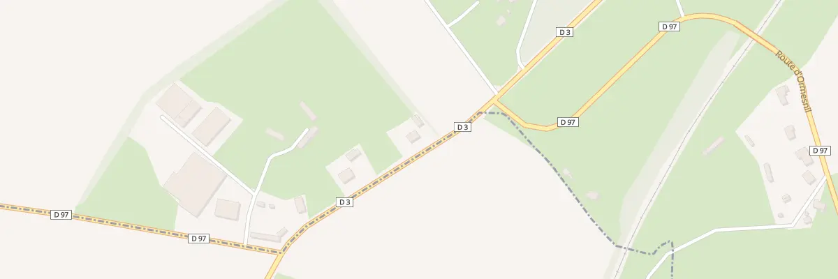 Plan du 203 La Joserie à Frichemesnil