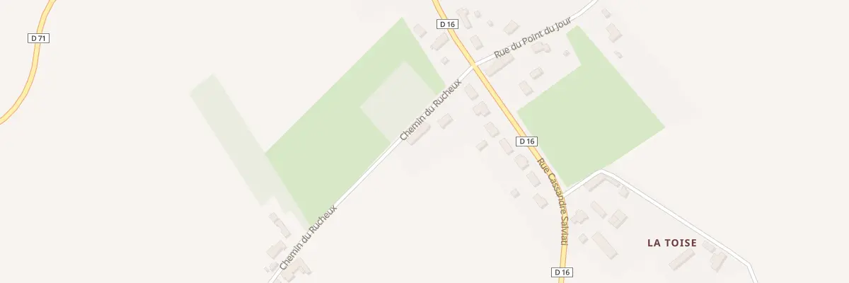 Plan du 2 Che de Rucheux à Pray