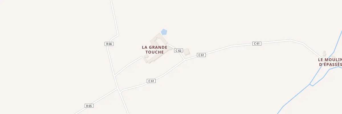 Plan du 256 La Grande Touche à Unverre