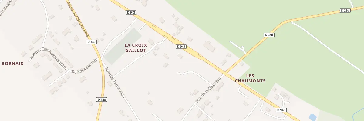 Plan du 5234 La Croix Gaillot à Fléré-la-Rivière
