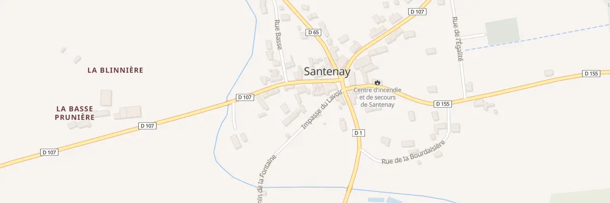 Plan du 8 Rue de la Poste à Santenay