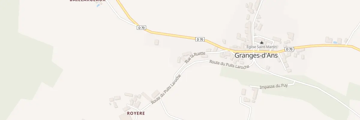 Plan du 55 Le Bourg à Granges-d’Ans
