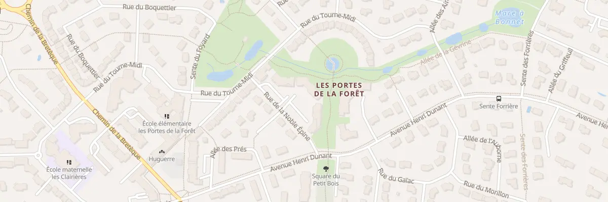 Plan du 68 Rue de la Noble Epine à Bois-Guillaume