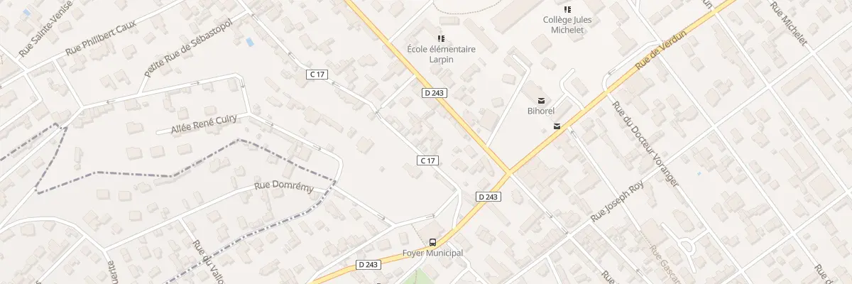 Plan du 25 Rue Lanjallay à Bihorel