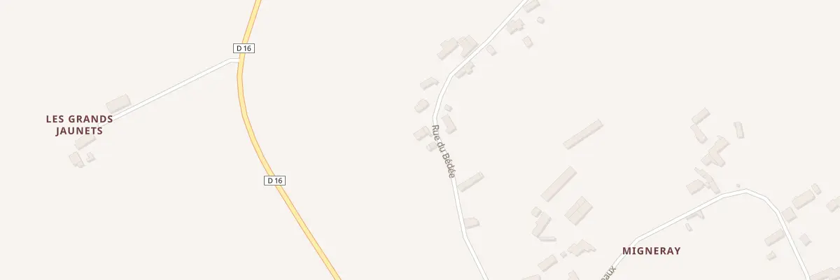 Plan du 2 Rue du Bedée à Pray