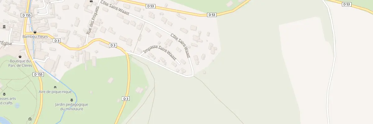 Plan du 213 Cote Saint Waast à Clères