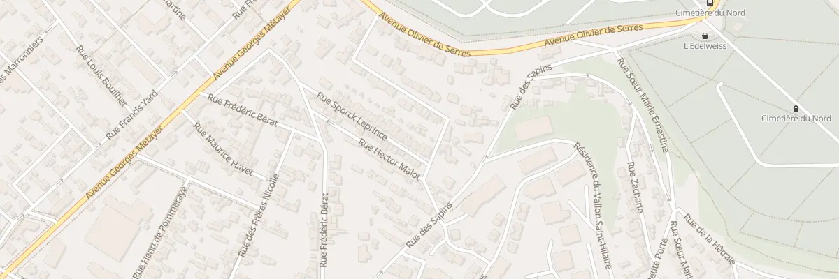 Plan du 8 Rue Sporck Leprince à Rouen