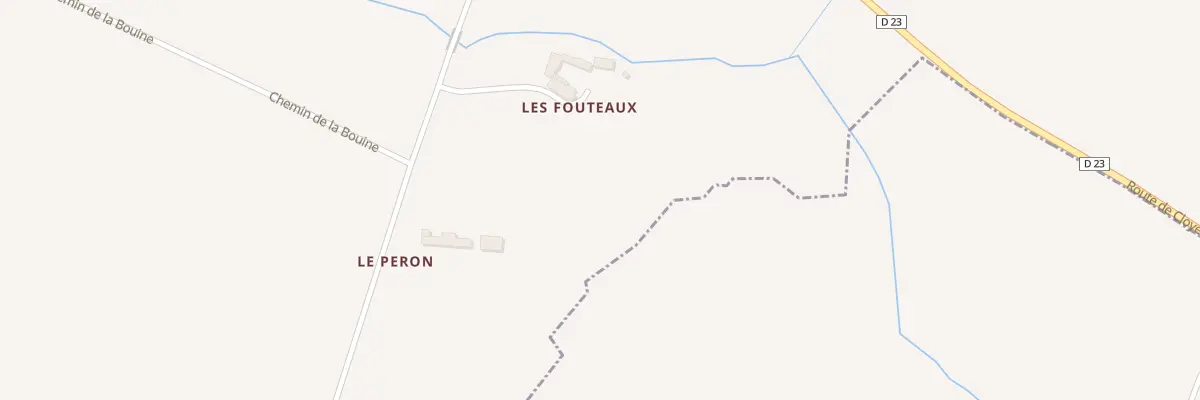 Plan du 52 Les Fouteaux à Bouffry