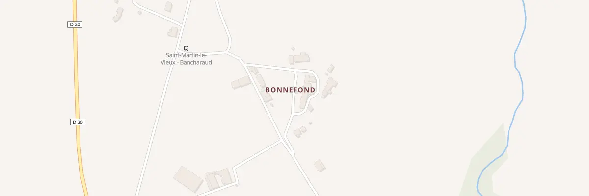 Plan du 5072 Bonnefont à Saint-Martin-le-Vieux