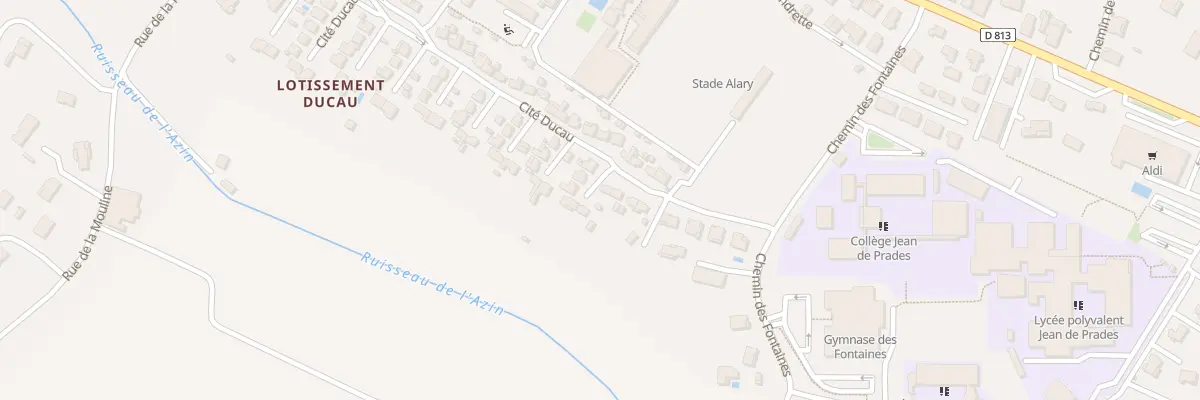 Plan du 25 Cité Ducau à Castelsarrasin