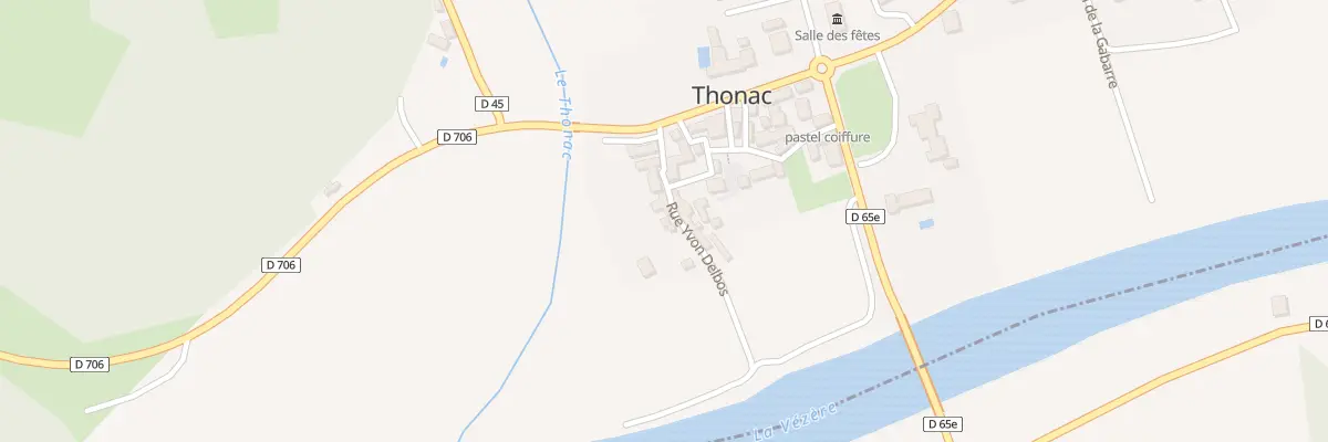 Plan du 63 Le Bourg à Thonac