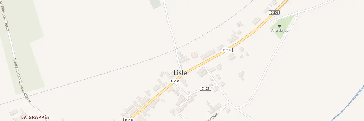 Plan du 28 Rte Nationale 10 à Lisle