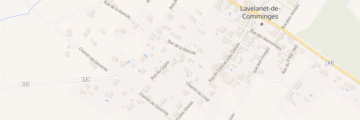 Plan du 285 Rue de la Bascule à Lavelanet-de-Comminges
