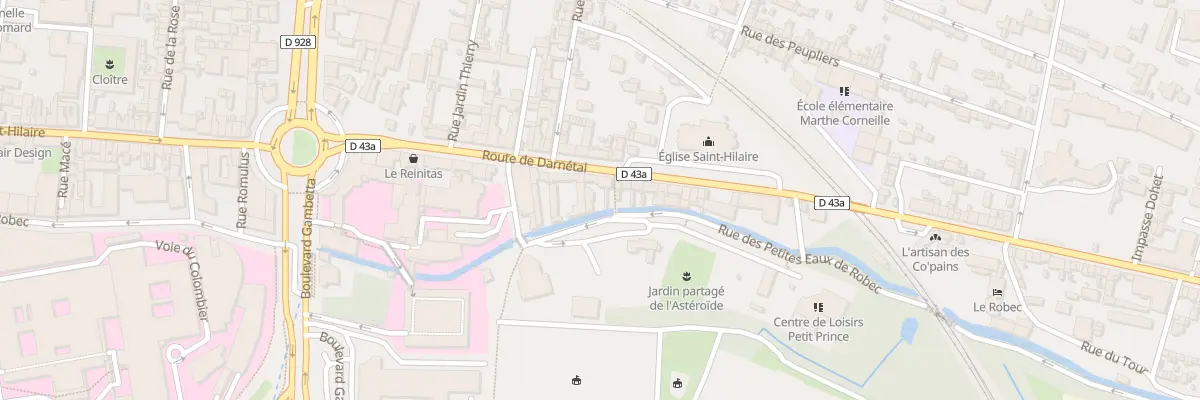 Plan du 311 Rte de Darnetal à Rouen