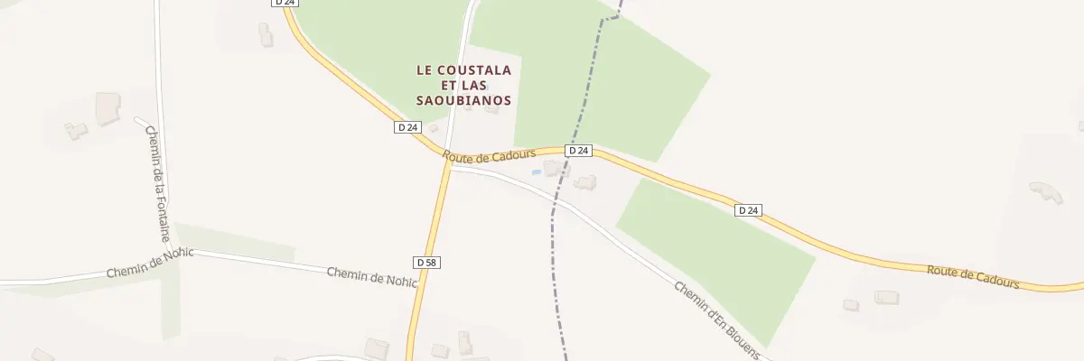Plan du 111 Che d’En Peyon à Bellegarde-Sainte-Marie