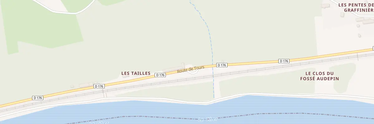 Plan du 60 Rte de Tours à Chissay-en-Touraine