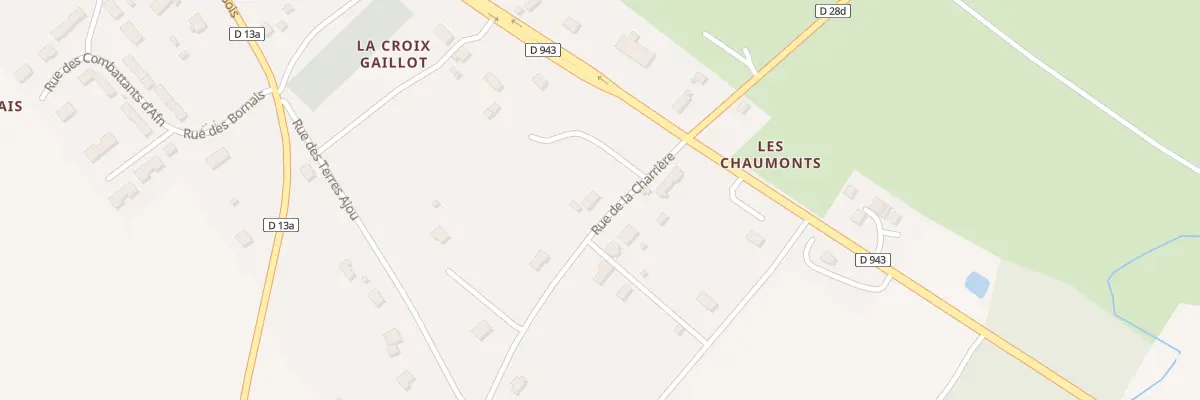 Plan du 6 Rue de la Charrière à Fléré-la-Rivière