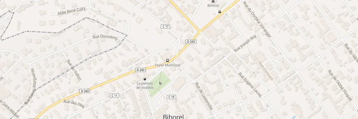 Plan du 1 Rue de Lestanville à Bihorel