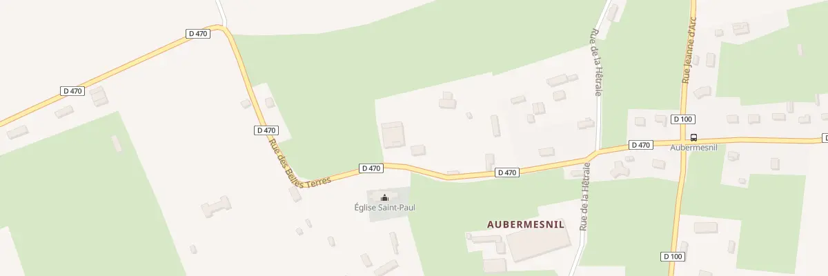 Plan du 886 Rue des Belles Terres à Aubermesnil-Beaumais
