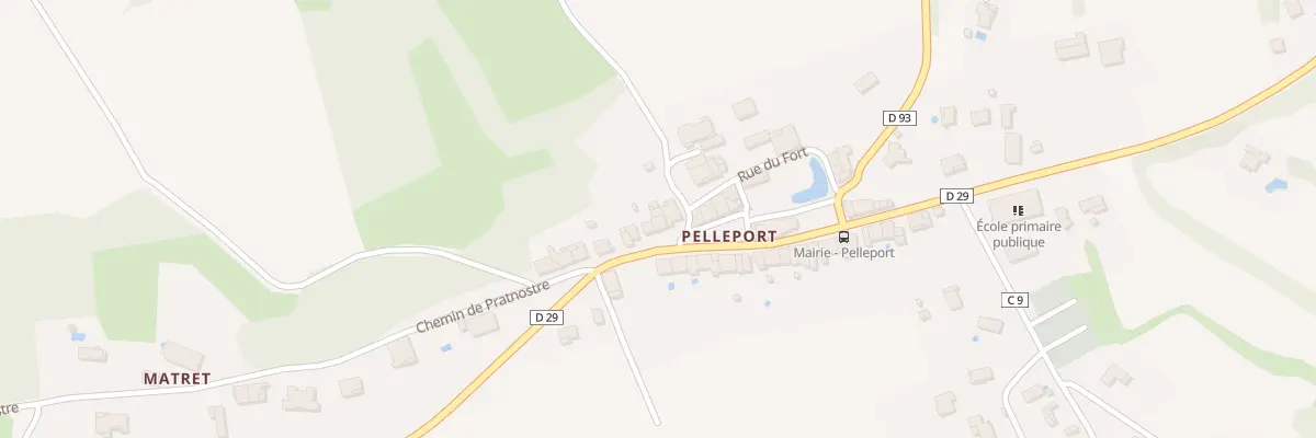 Plan du 65 Village à Pelleport