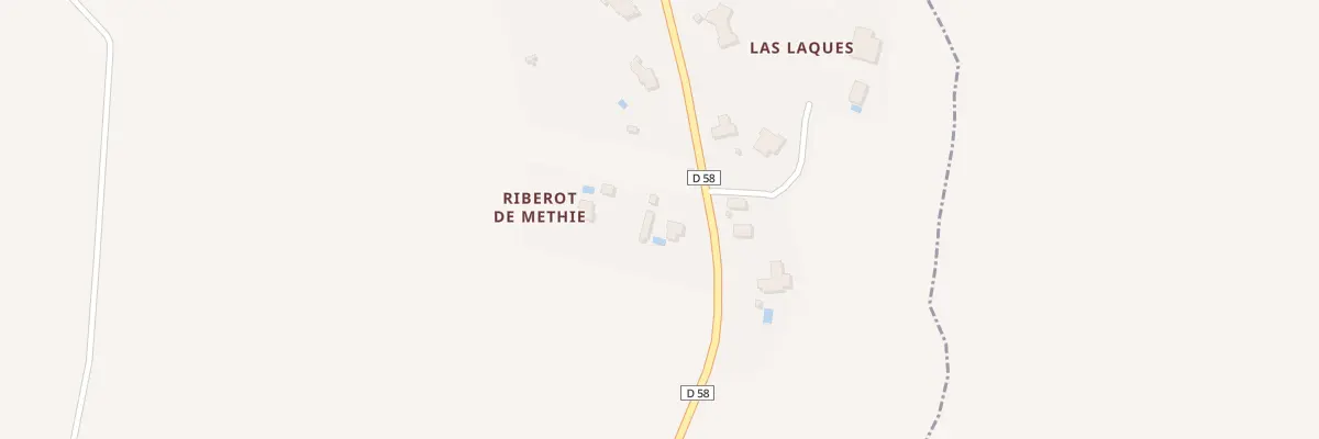 Plan du 30A Riberot de Methie à Bellegarde-Sainte-Marie