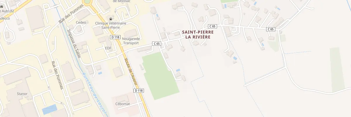 Plan du 126 Che de Sainte-Livrade à Moissac