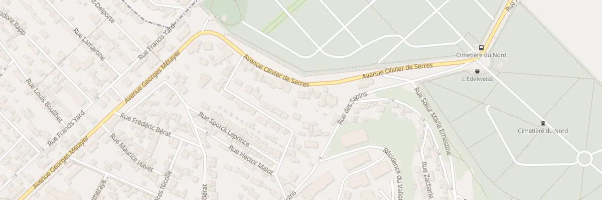 Plan du 10B Av Olivier de Serres à Rouen