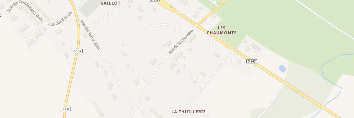 Plan du 5201 La Thuillerie à Fléré-la-Rivière