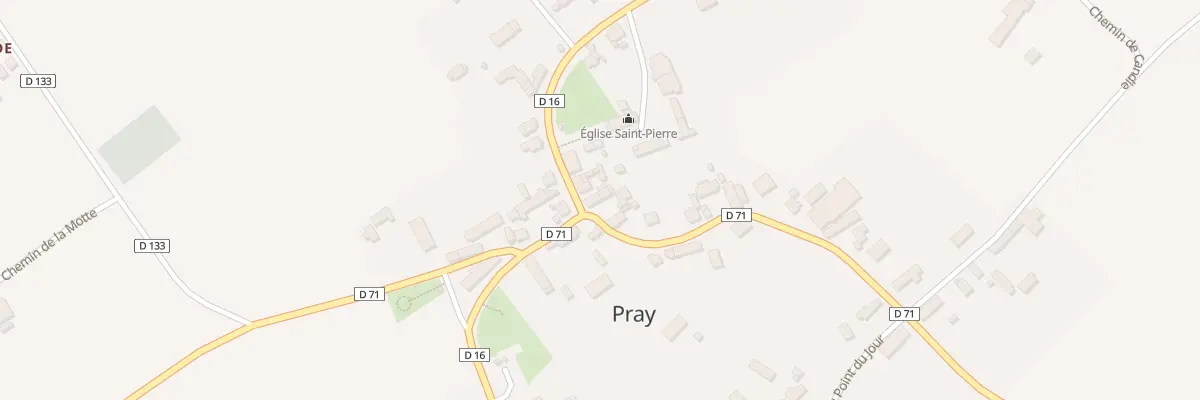 Plan du 2 Rue François de Musset à Pray