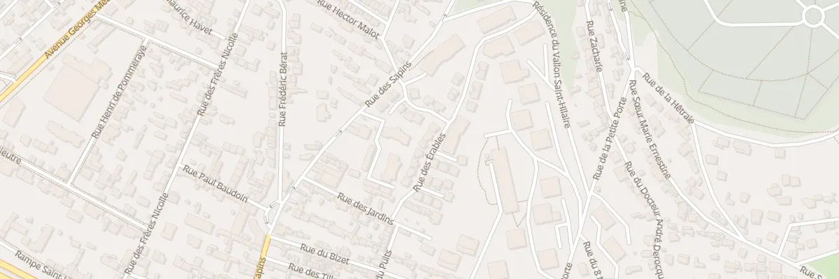 Plan du 9 Rue des Erables à Rouen