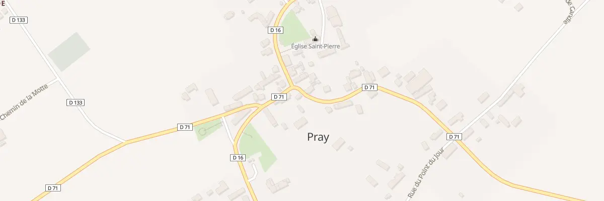 Plan du 1 Rue François de Musset à Pray