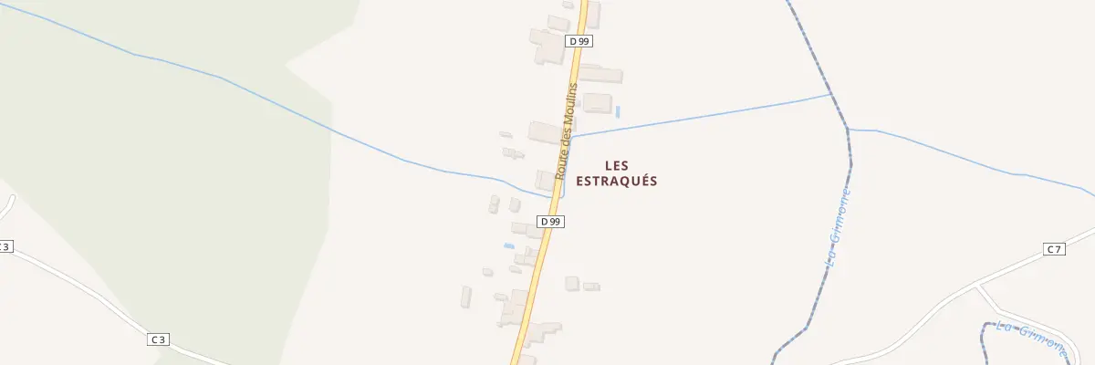Plan du 1235 Rte des Moulins à Lafitte