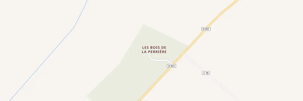 Plan du 541 Les Bois de la Perriere à Unverre