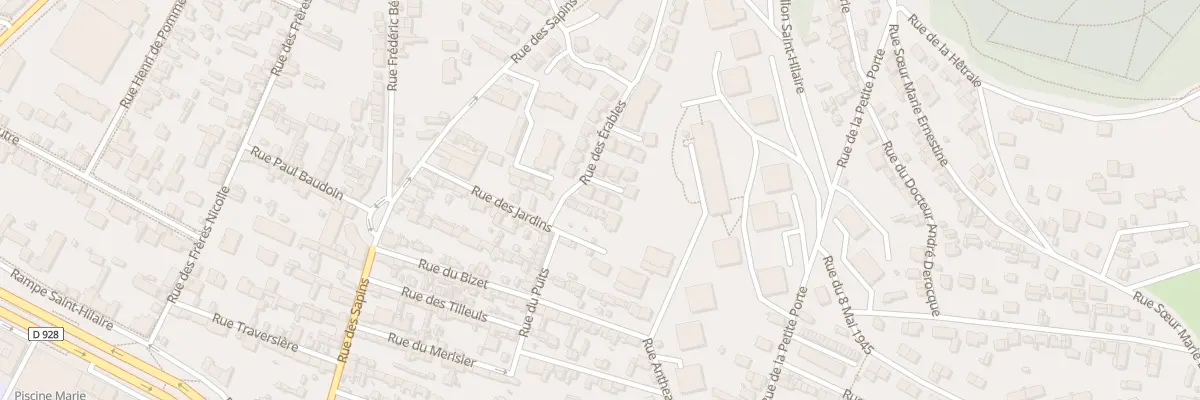 Plan du 4 Rue des Erables à Rouen