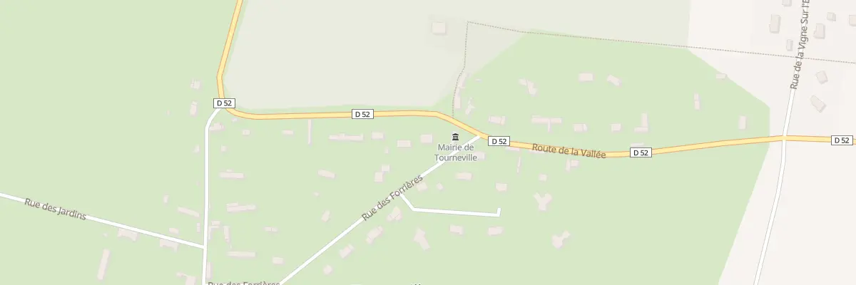 Plan du 1 Pl de la Mairie à Tourneville