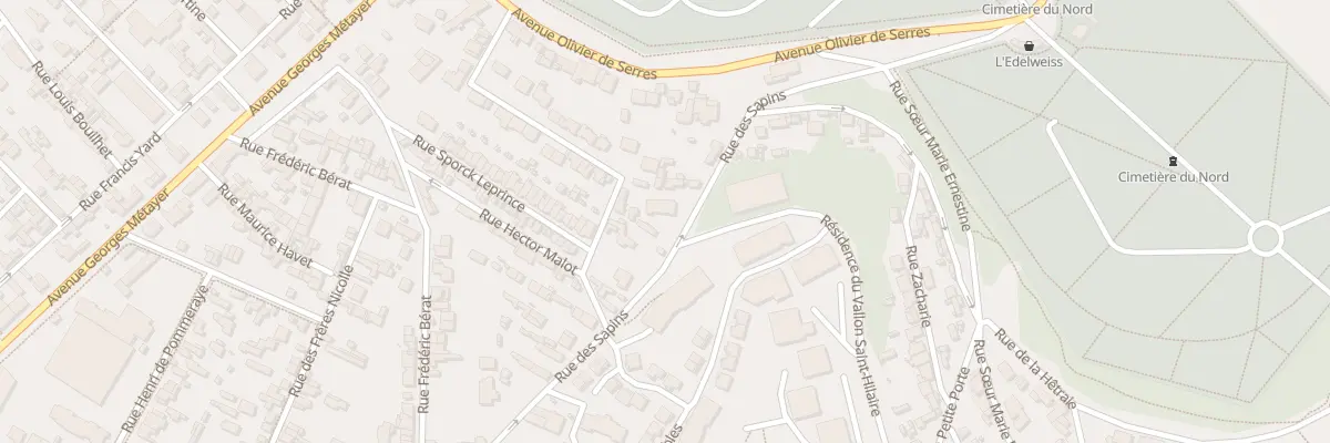 Plan du 45 Rue des Sapins à Rouen