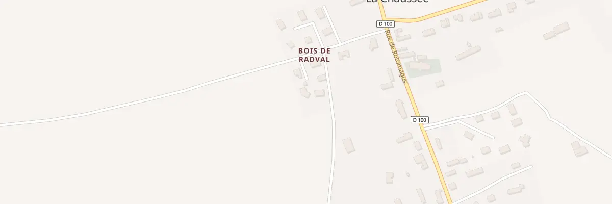 Plan du 44 Che de Radval à La Chaussée