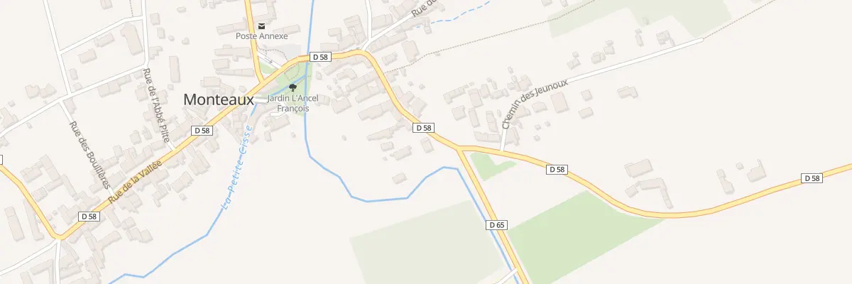 Plan du 42 Rue du Petit Herbault à Monteaux