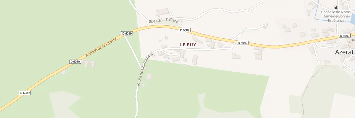 Plan du 137 Le Puy à Azerat