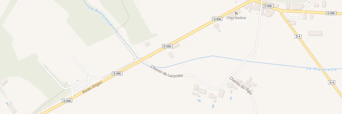 Plan du 1355 Rte d’Agen à Porte-du-Quercy