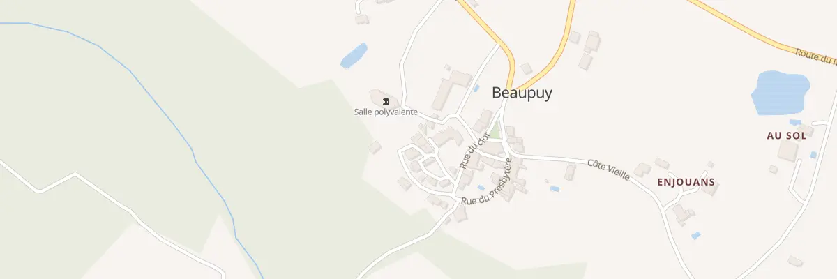 Plan du 5014 Beaupuy à Beaupuy